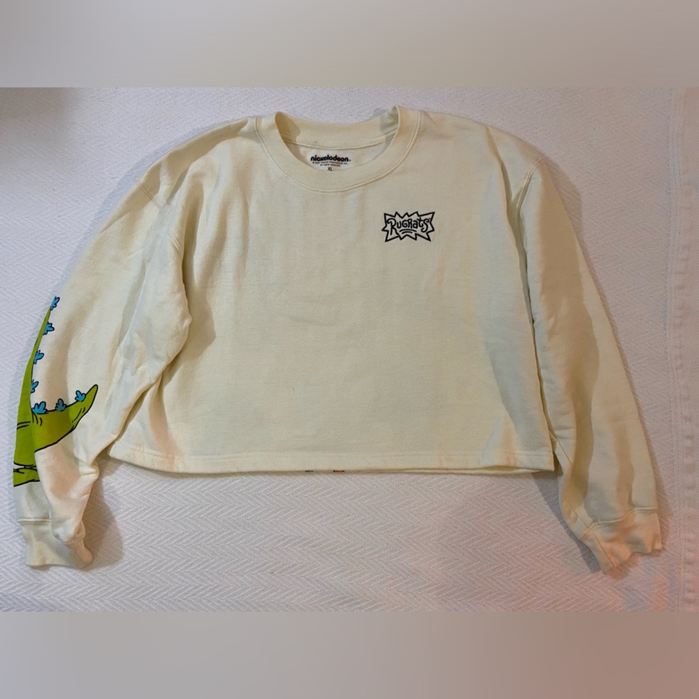 Rugrats Printed Cropped Sweater Top